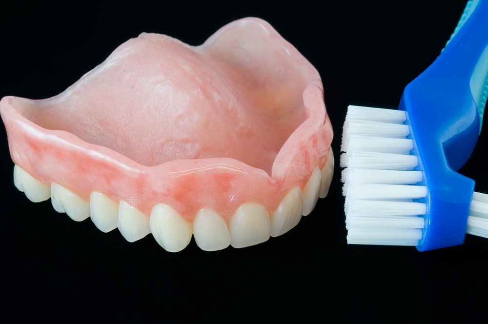 Denture Brush and Partial