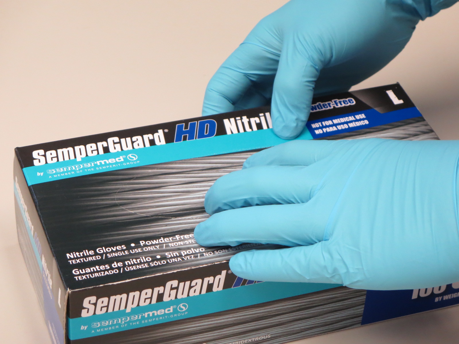 Wholesale SemperGaurd® HD ESD Certified Nitrile Gloves LatexFree