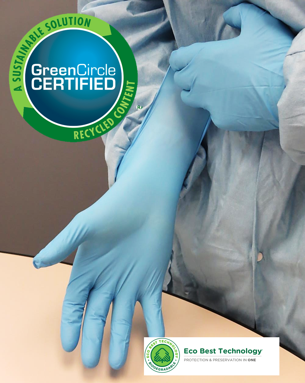 Ammex INPF46100 Gloveworks Disposable Nitrile Glove, Blue, Powder-Free -  Large - Bargreen Ellingson