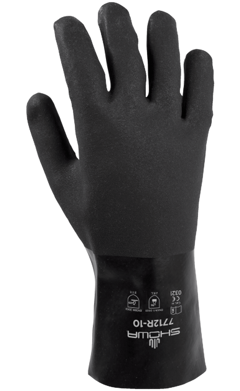 Showa® 7712R PVC Coated Textured Chemical Protection