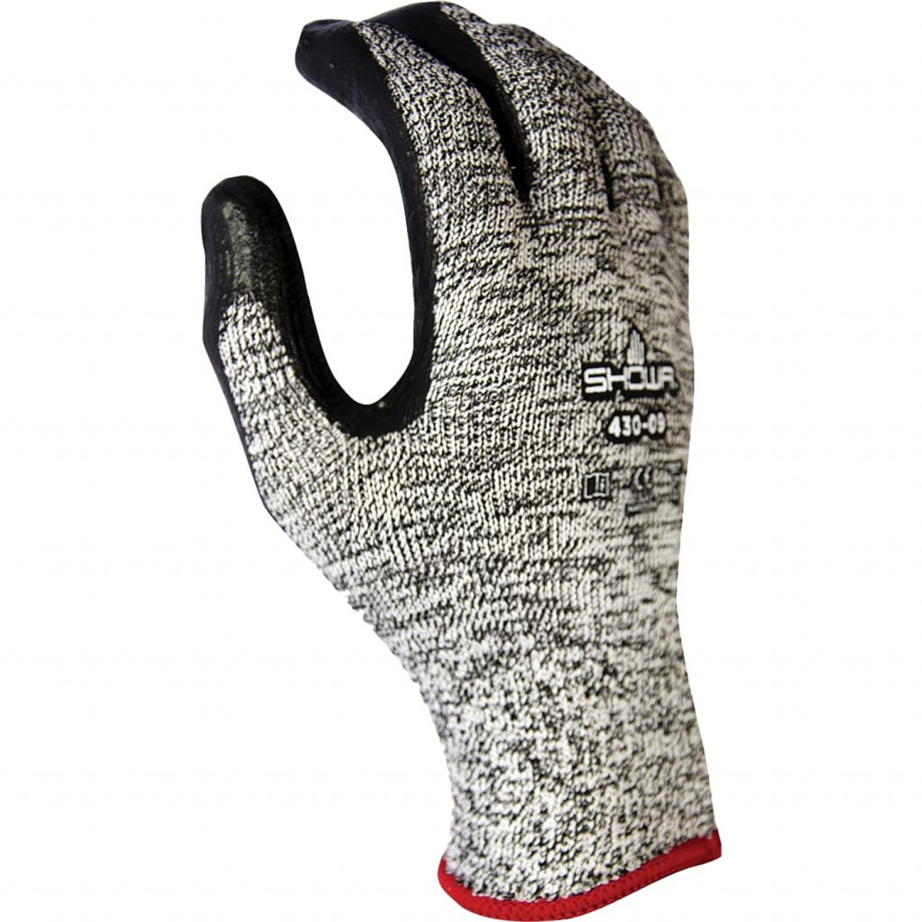 Showa® 430 Sponge Nitrile Coated A4 Cut Gloves 