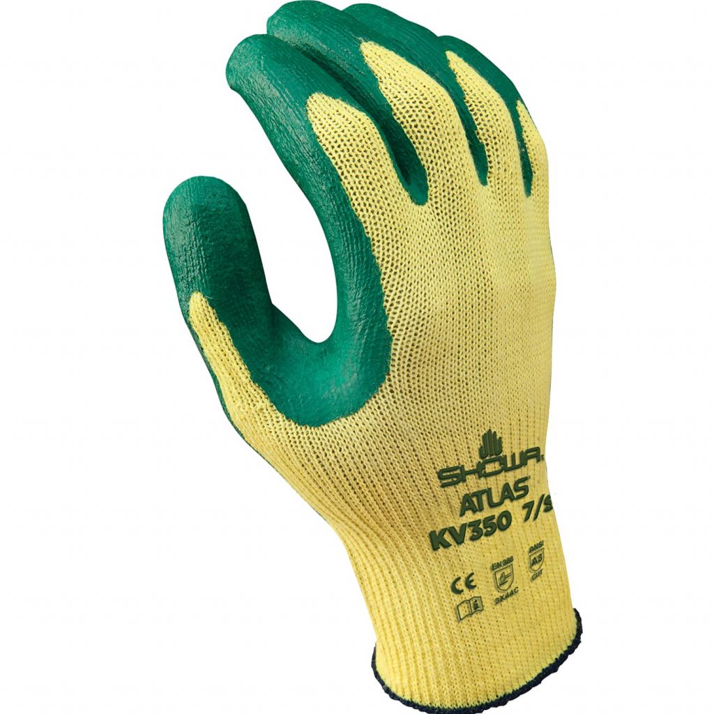 Showa® Atlas® KV350 Nitrile Coated Kevlar® A3 Cut Gloves 
