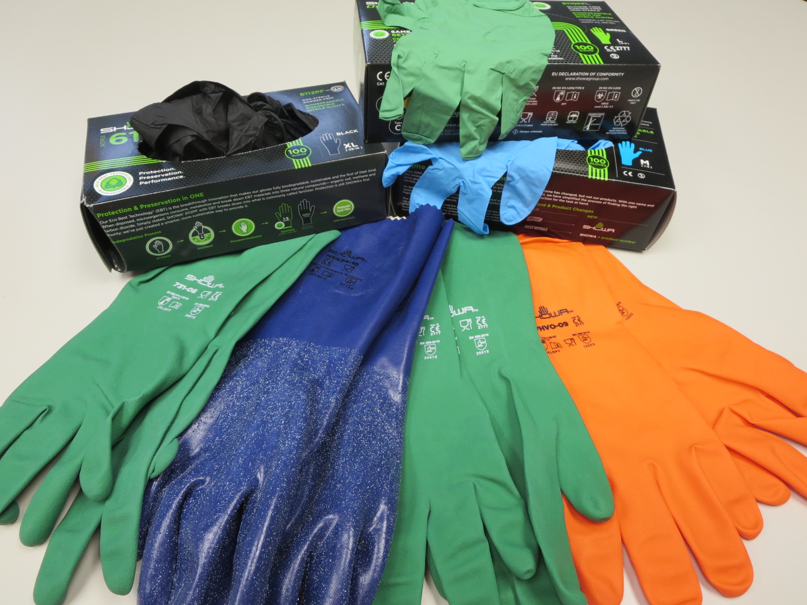 SHOWA Biodegradable EBT Gloves 