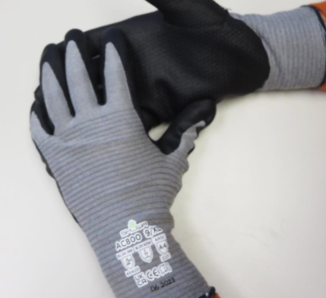 Showa® AC800 Anti-Static A4 Nitrile Coated Knitted Gloves