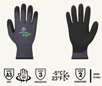 Superior Glove® Dexterity® SNAPVC PVC Coated A3 Winter Glove