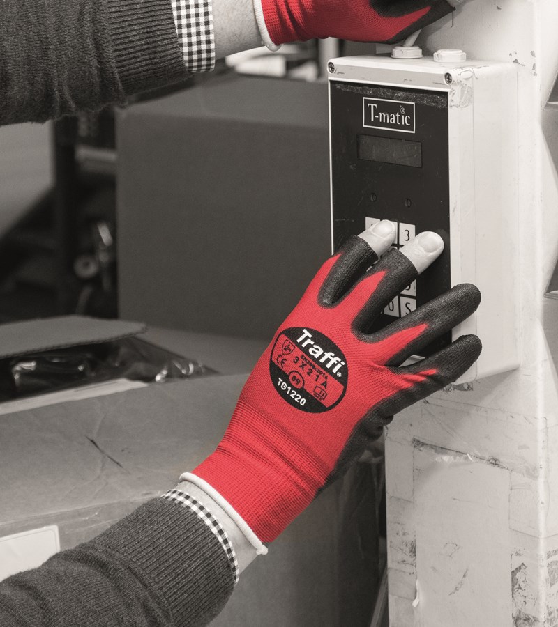  TG1220 Traffi® Open Finger Gloves 