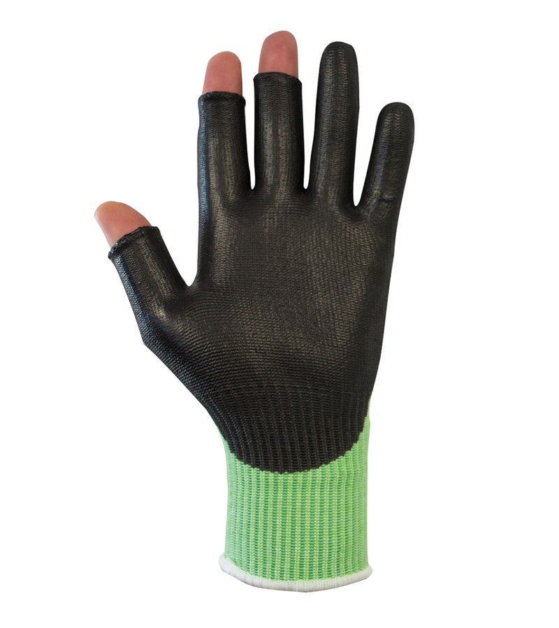 TraffiGlove® Open Finger Work Gloves Open Finger Cut Safety Gloves