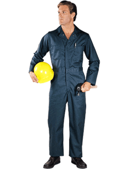 Industrial Coveralls, CODC Pinnacle Textile Industrial Shop Coveralls - 65/35 Blend
