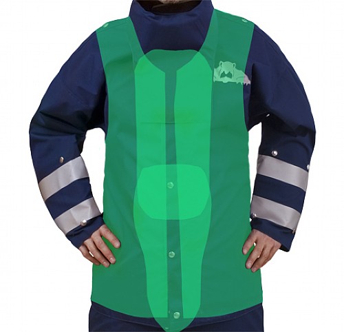 #WAC0-S000 Warwick Mills TurtleSkin® WaterArmor CoverAll Jacket with No Neck or Arm Protection