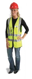 MDS Economy Dielectric Sureyor's Safety Vest w/ 3M™ Scotchlite™ Reflective Tape Striping -  Class R2