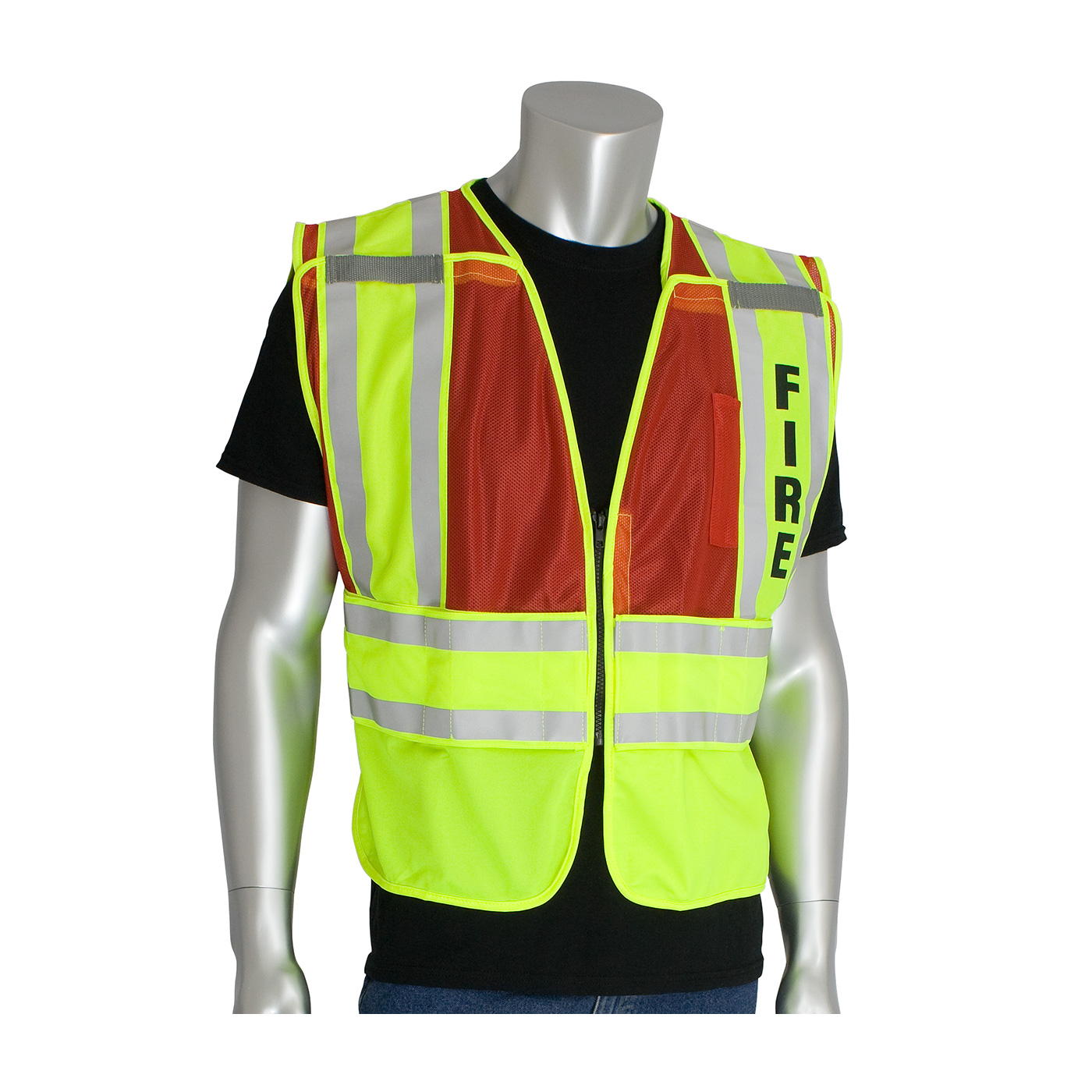 ANSI Type P Class 2 Breakaway Fire Safety Mesh Vests ANSI 207 Fire