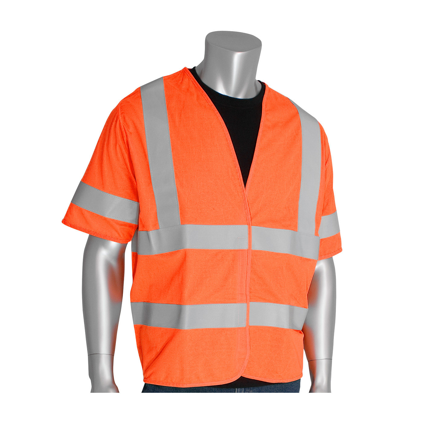 ANSI Type R Class 3 FR Treated Solid Vests FlameRetardant Safety