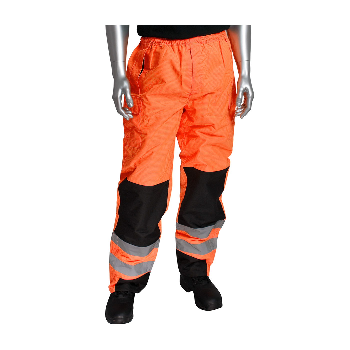 Class E Ripstop Reinforced Over Pants HiViz Waterproof Work Pants