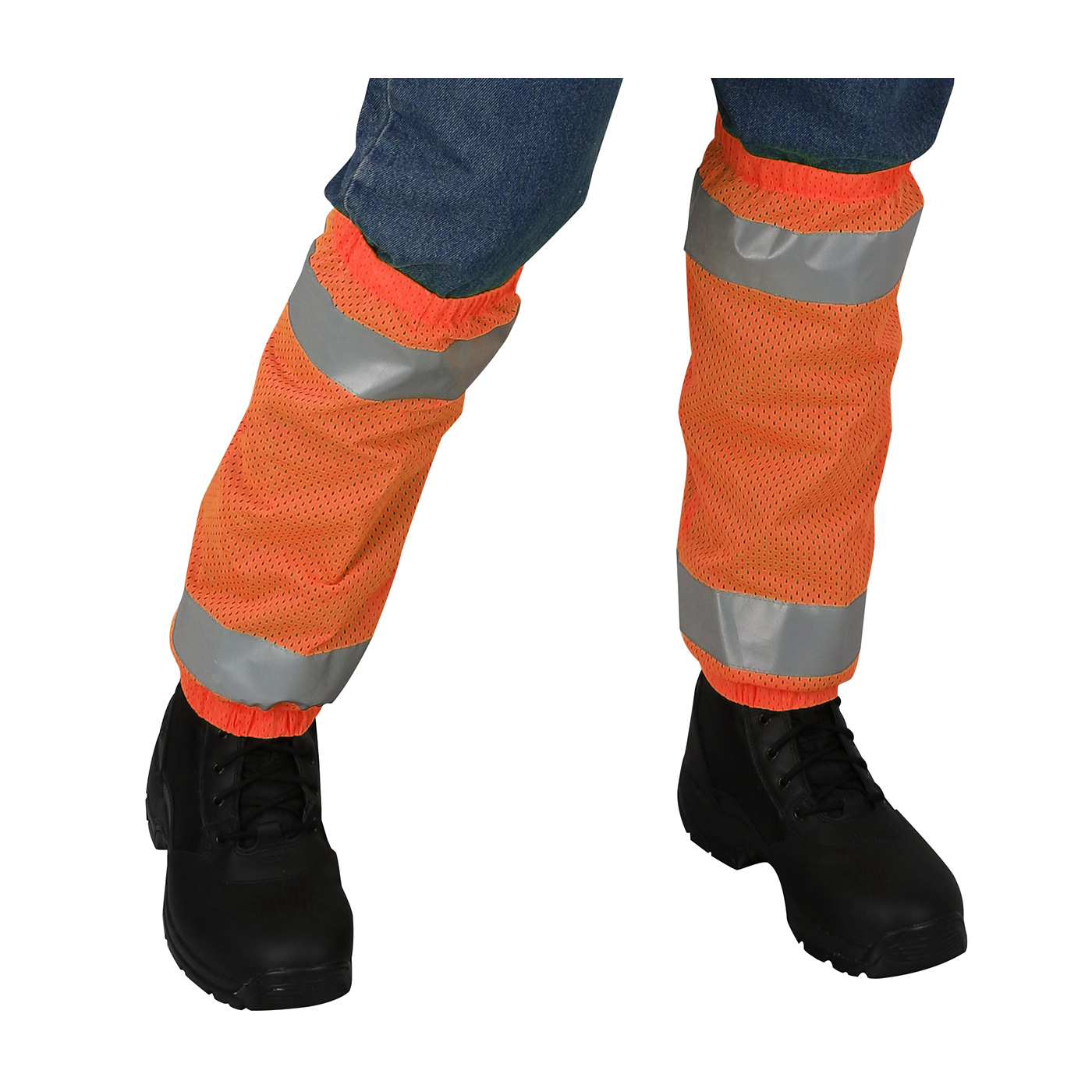 ANSI 107 Class E HiVis Safety Gaiters HiViz Reflective Gaiters Hi