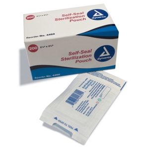 4460 Dynarex® Bulk Sterilization/Autoclave Pouches - 2-1/4` x 2-3/4`