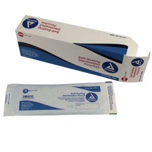4462 Dynarex® Self-Sealing Bulk Sterilization/Autoclave Pouches - 3-1/2` x 9`