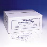 30203 TIDI® White Paper Sterilization/Autoclave Pouches - 2.5` X 10.5`