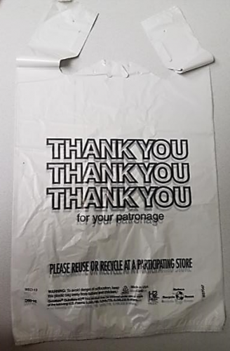 Thank You Bags Ping T Saks Shirt Mds Economy White Thank You Bags With Black Print