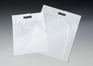 Promotional 9` x 12` Poly Bag w/ Die-Cut Handle 