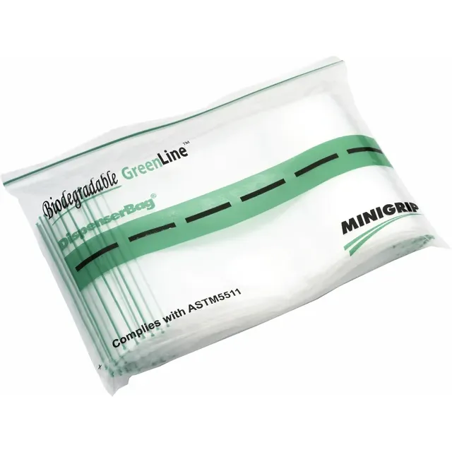 MGBD2P0406 GreenLine™ Biodegradable Zipper Bags, 4-in x 6-in (1000ct)