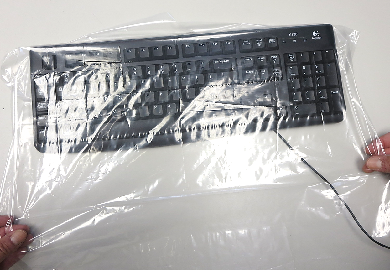 Disposable Computer Keyboard Covers Poly Keyboard Barrier Covers