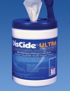 Discide® Ultra Disinfecting Wipes, 6` x 6.75`