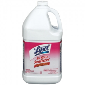 #74389 Professional LYSOL® Brand Concentrated No-Rinse Sanitizer, 1 gallon