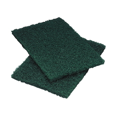 186 Boardwalk Heavy Duty 6` x 9` Green Heavy Duty Scour Pad