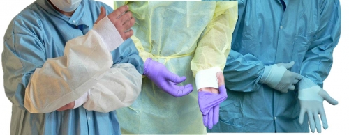 PPE Apparel with Wrist-Shield Optional Thumb Slit 