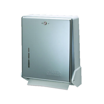 True Fold® Metal Front Cabinet Towel Dispenser- Chrome