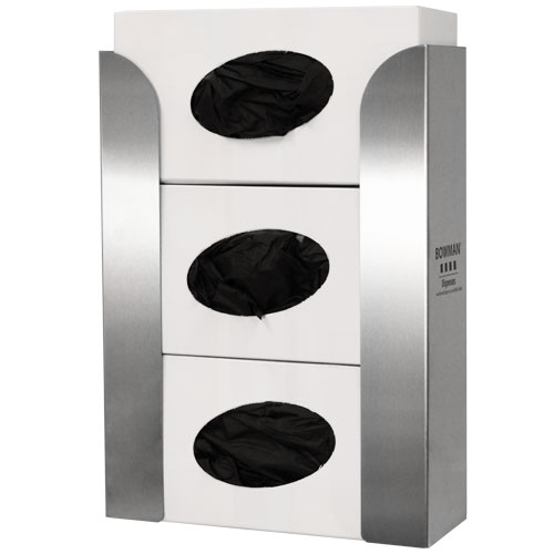 Affordable Stainless Steel Triple Glove Dispensers Triple Glove Box