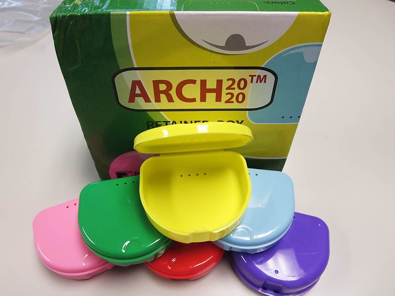 ARCH 2020 Plasdent Plastic Patient Retainer Boxes 