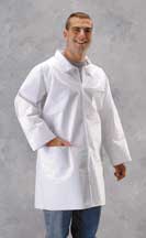LC3WEKG Keystone® KeyGuard™ Disposable Microporous Protective Lab Coats w/ Pockets & Elastic Cuffs
