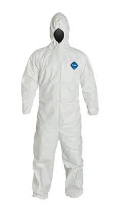 TYT127SWH Dupont™ Tyvek® 400 Limited-Use Coveralls w/ Hood and Elastic