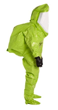 dupont level hazmat tychem suits gloves suit ly tk entry chemical protective clothing rear
