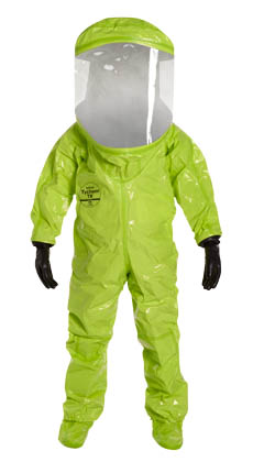 Tychem® TK Encapsulated Suits w/ Gloves | Level A Rear