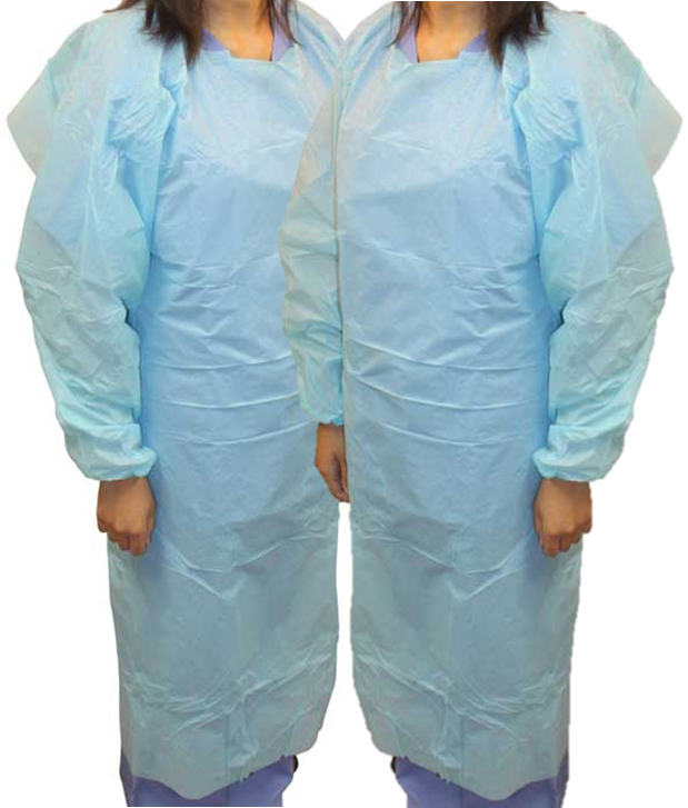 Disposable Polyethylene Gowns in Stock | Impervious Isolation Gowns
