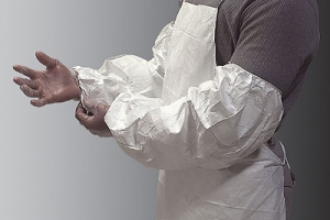 Dupont™ TY500S WH Tyvek® 400 White 18-inch Sleeve Protectors with Elastic Ends