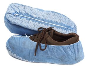 2134 Dynarex® Disposbale Polypropylene Non-Skid X-Large Shoe Covers 