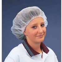 Disposable White Micro Mesh Nylon Hairnet, 109HSI Keystone® Disposable Micro Mesh Nylon Hairnets (Poly Bag), Keystone® Cap 