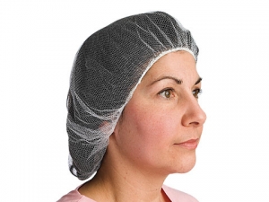 Lightweight Nylon Hairnets, Keystone® Disposable Lightweight 'Invisible' Nylon Hairnets (Box), Keystone® Cap 