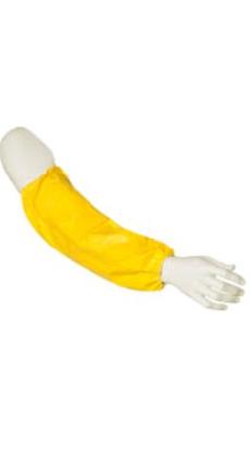 QC500 DuPont™ Tychem® Disposable QC Sleeve Protectors, Yellow, Chemical Resistant, Elastic Ends