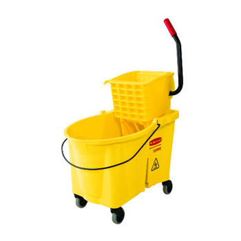 #6186 Rubbermaid® Commercial WaveBrake® Mop Bucket & Wringer (44 Qt)