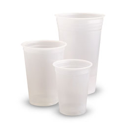 BWKTRANSCUP3CT Boardwalk® Translucent Polypropylene Clear Drinking Cups (3oz) 