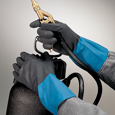 CHM Showa® Unsupported Chemical-Resistant Neoprene Over Natural Rubber Gloves