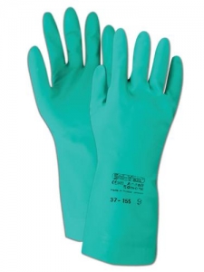 37165 Ansell® Sol-Vex® Unsuported Unlined 22-mil Chemical-Resistant Nitrile Gloves