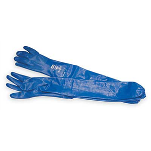 NK803ES North® Nitri-Knit® 24` Flock-Lined Chemical-Resistant Nitrile Gloves