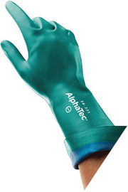 58-330 Ansell AlphaTec® 12` AquaDri® Nitrile Foam Lined 26 mil Nitrile Chemical Resistant Gloves