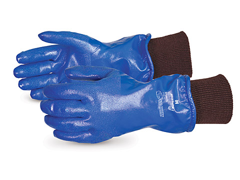 Superior Glove® North Sea™ Winter Nitrile Coated Gloves w/ Knit Cuff