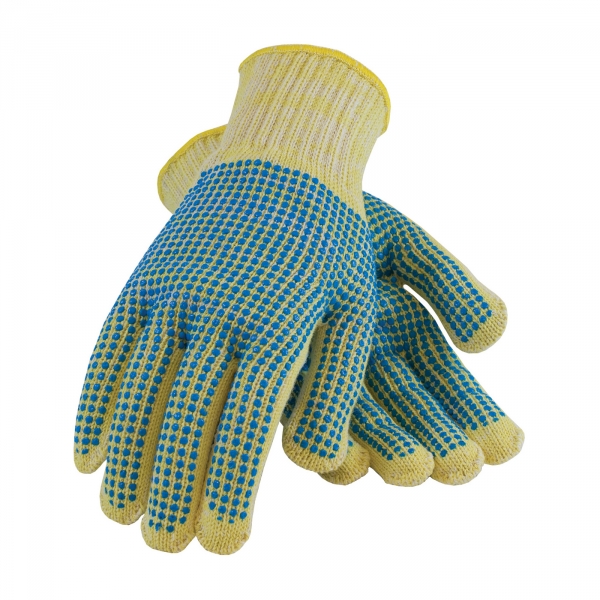 PIP Kut-Gard® Medium Weight Kevlar® Glove w/ Double Sided PVC Dot Grip #08-K252